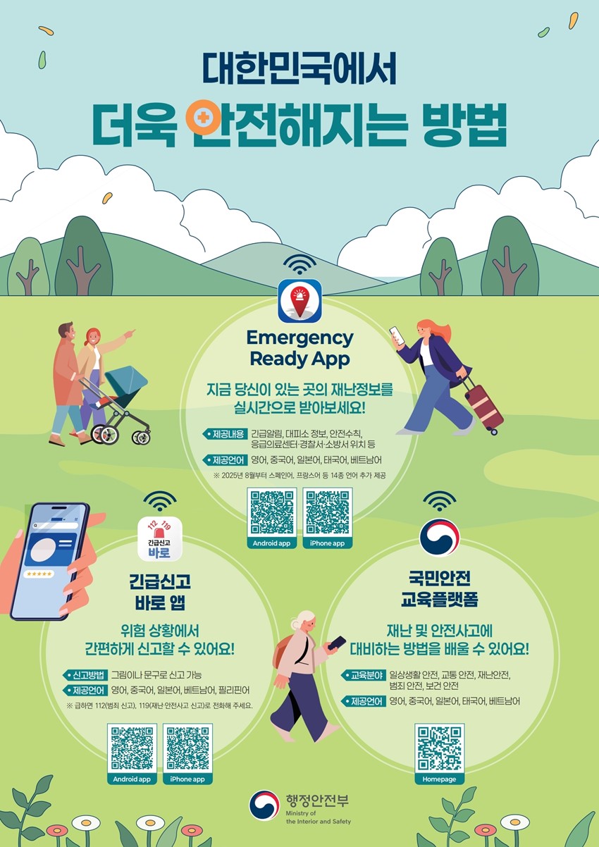 1.외국인주민 대상 폭염 대응 행동요령 및 안전앱 이용 안내